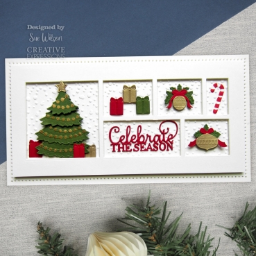 Preview: Creative Expressions Sue Wilson Craft Die Festive Christmas Embellishments
