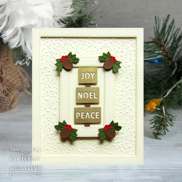 Preview: Creative Expressions Sue Wilson Craft Die Festive Christmas Embellishments