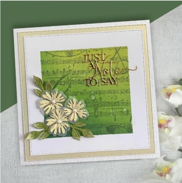 Preview: Creative Expressions Background Stamp A6 Butterfly Chorus