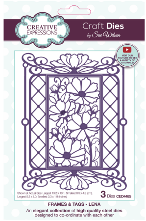 Creative Expressios Sue Wilson Craft Die Frames & Tags Lena