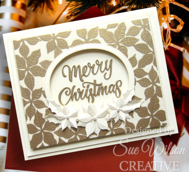 Preview: Creative Expressions Sue Wilson Craft Die Festive Stylish Poinsetta