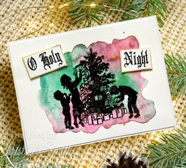 Preview: Creative Expressions Clear Stamp Transparenter Stempel Taylor Made Journals Vintage Christmas