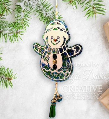 Preview: Creative Expressions Dies Stanzschablonen Cathie Shuttleworth Paper Cuts Festive Snowman