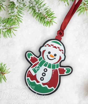 Preview: Creative Expressions Dies Stanzschablonen Cathie Shuttleworth Paper Cuts Festive Snowman