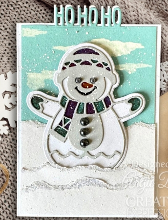 Preview: Creative Expressions Dies Stanzschablonen Cathie Shuttleworth Paper Cuts Festive Snowman