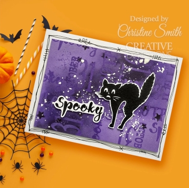 Preview: Creative Expressions Clear Stamp Transparenter Stempel Taylor Made Journals Vintage Halloween