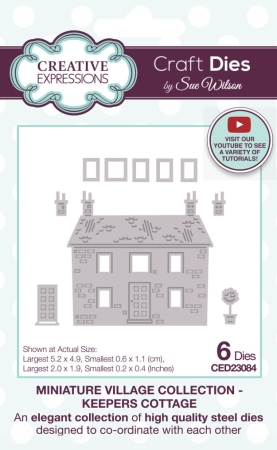 Creative Expressions Dies Stanzschablonen Sue Wilson Craft Miniature Village Keepers Cottage