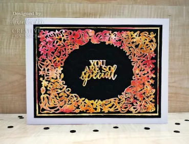 Preview: Creative Expressions Paper Panda Craft Die Petite Fleur Frame