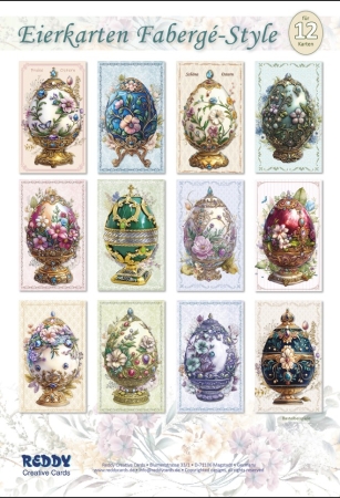 Reddy Cards Eierkarten im Stil von Fabergé