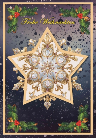 Preview: Reddy Cards Bastelset Fabergé Sternkarten