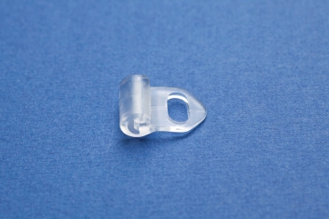Faltenclip transparent