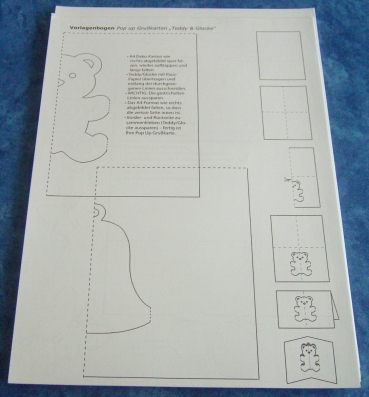 Vorlagenmappe mit 45 Falt-Vorlagen und Heft mit Musterbeispielen