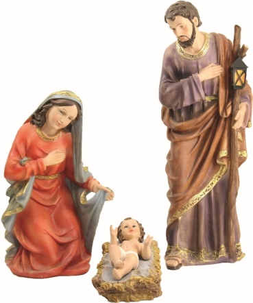 Heilige Familie Set aus 3 Teilen Figuren bis zum 40 cm