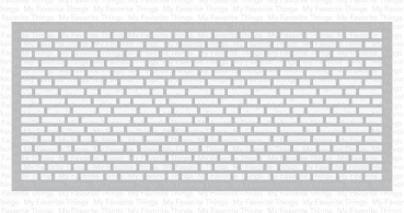 My Favorite Things Slimline English Brick Wall Stencil
