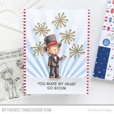 Preview: My Favorite Things You Make My Heart Go Boom Clear Stamps