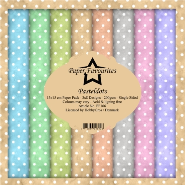 Paper Favourites 6 x 6 Inch Paper Pack Pastel Dots