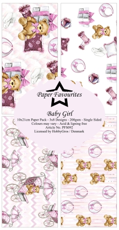 Preview: Paper Favourites Baby Girl Slim Paper Pack
