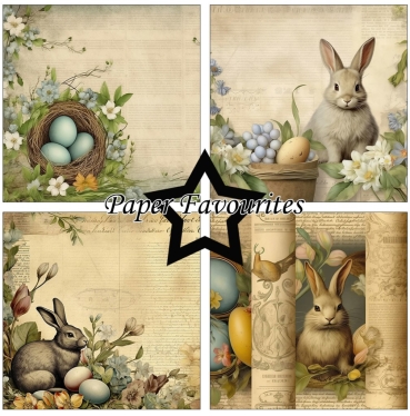 Preview: Paper Favourites 12 x 12 Inch Paper Pack Vintage Easter
