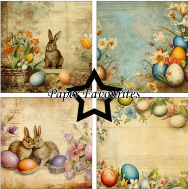 Preview: Paper Favourites 12 x 12 Inch Paper Pack Vintage Easter