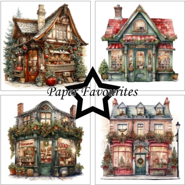 Preview: Paper Favourites 12 x 12 Inch Paper Pack Christmas House