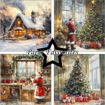 Preview: Paper Favourites 6 x 6 Inch Paper Pack Christmas Scene