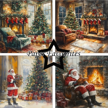 Preview: Paper Favourites 6 x 6 Inch Paper Pack Christmas Scene