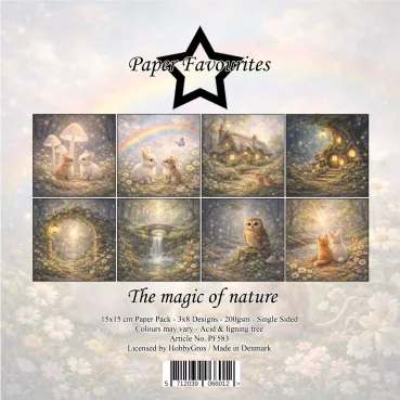 Paper Favourites 6 x 6 Inch Paper Pack The Magic of Nature