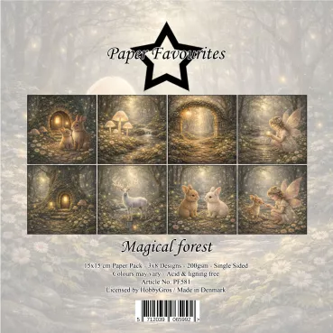 Paper Favourites 6 x 6 Inch Paper Pack Magical Forest