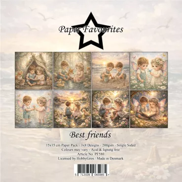Paper Favourites 6 x 6 Inch Paper Pack Best Friends