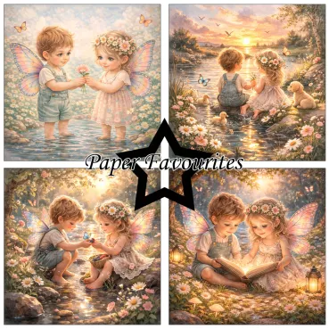 Preview: Paper Favourites 6 x 6 Inch Paper Pack Best Friends