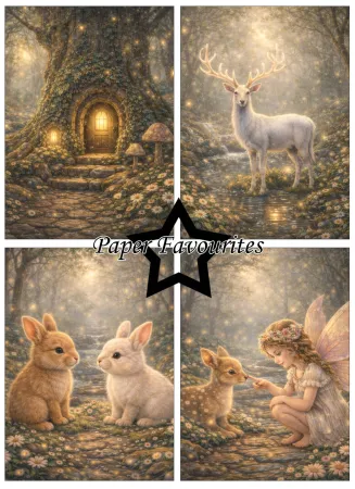 Preview: Paper Favourites A6 Paper Pad Magical Forest