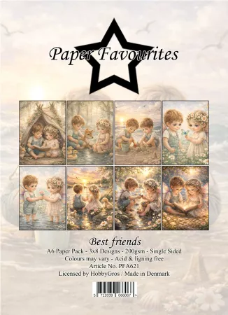 Paper Favourites A6 Paper Pad Best Friends