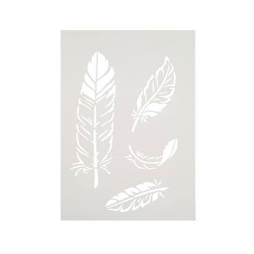 Preview: Stencil A4 Federn 4-teilig