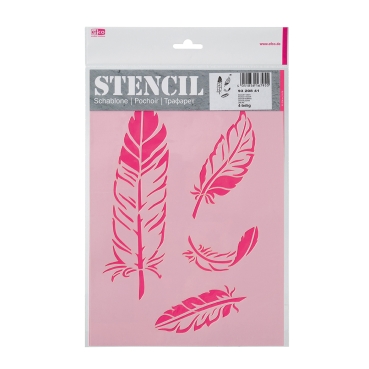 Preview: Stencil A4 Federn 4-teilig