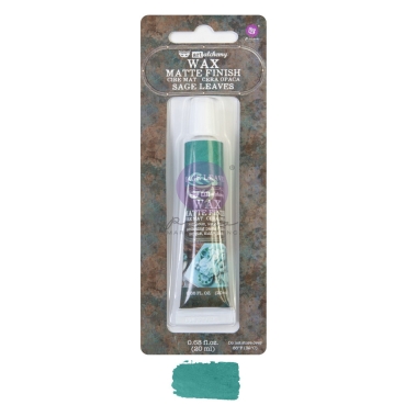 Finnabair Art Alchemy Matte Wax Sage Leaves