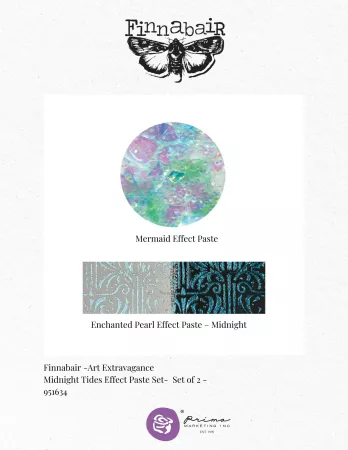 Preview: Finnabair Limited Edition Effect Paste Set Midnight Tides 2 x 100 ml