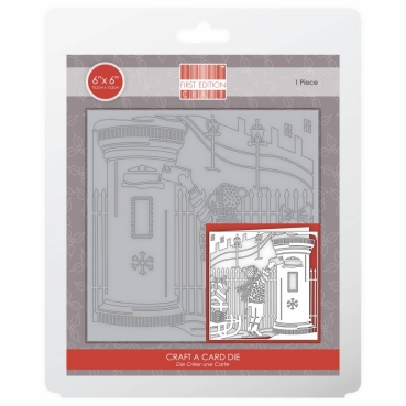First Edition Christmas Craft A Card Die Post Box