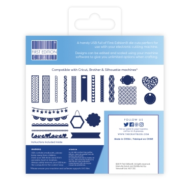 Preview: First Edition Digital Dies Decorative