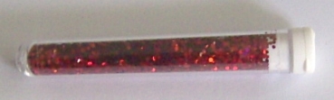Flimmer im Röhrchen rot