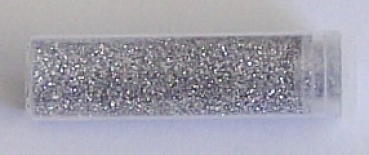 Flimmer im Röhrchen silber