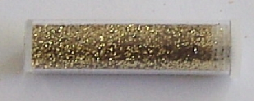 Flimmer im Röhrchen gold
