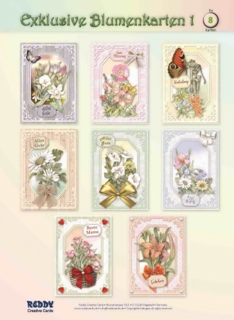 Reddy Cards Bastelset Exclusive Blumenkarten 1