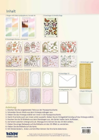 Preview: Reddy Cards Bastelset Exclusive Blumenkarten 2