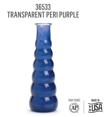 Preview: Folkart Murano Glass Paint Transparent 59 ml Peri Purple