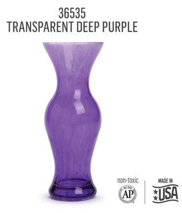 Preview: Folkart Murano Glass Paint Transparent 59 ml Deep Purple