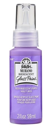 Folkart Murano Glass Paint 59 ml Iridescent Purple