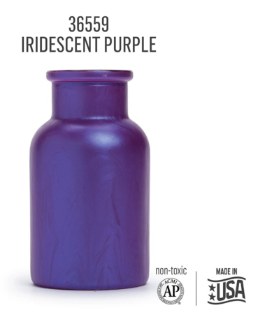 Preview: Folkart Murano Glass Paint 59 ml Iridescent Purple