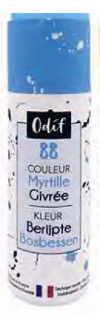 Odif Frosted Color Spray 125 ml Myrtille