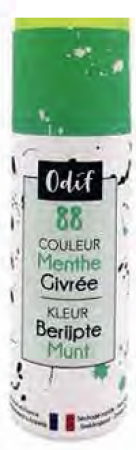 Odif Frosted Color Spray 125 ml Menthe