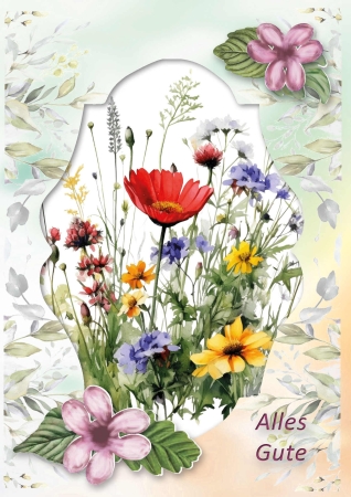 Reddy Cards Grußkarten Frühlingsblumen